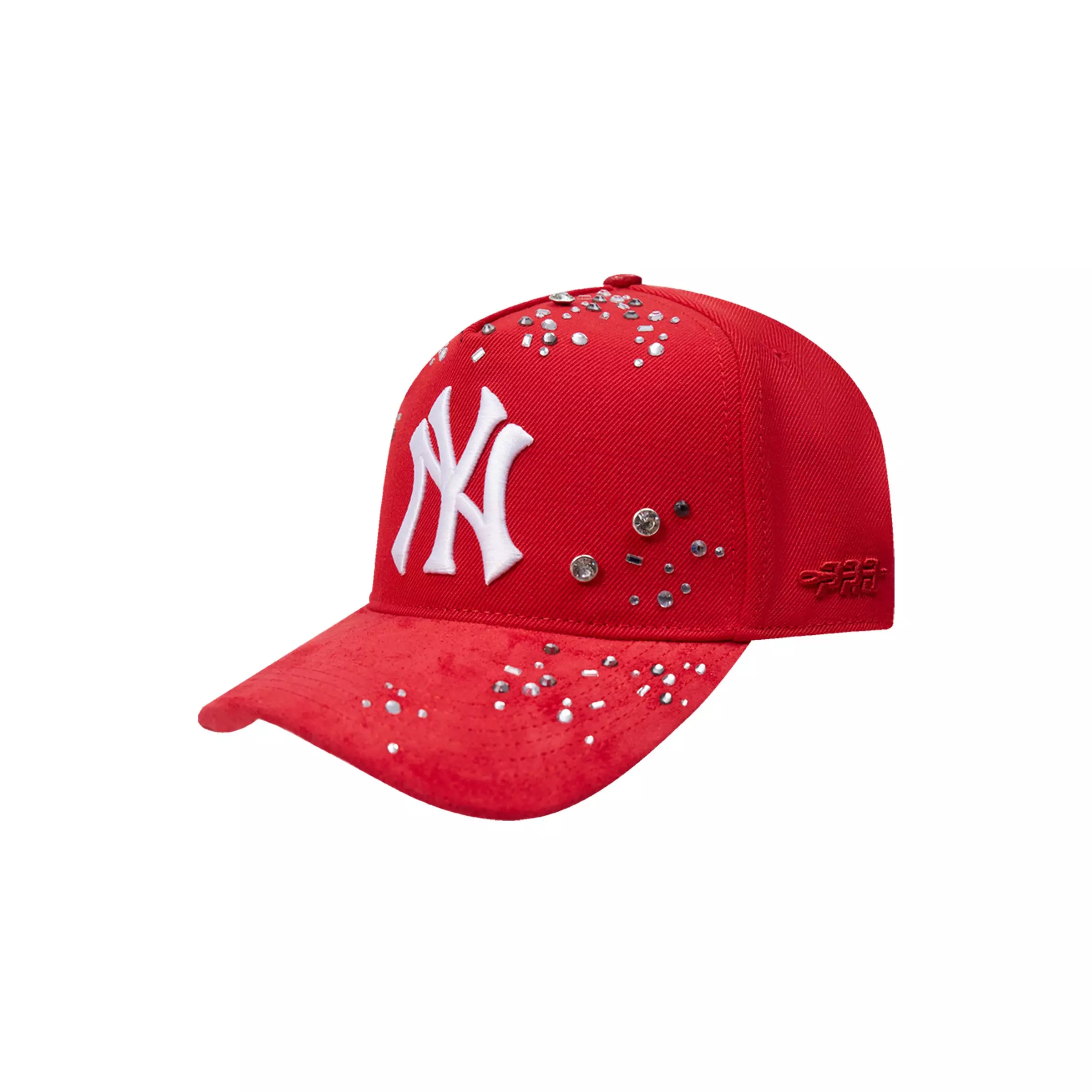 帽子 Mondaysuck City cap Red New York Pro Standard New York Yankees Iced Out Snapback Hat-Red